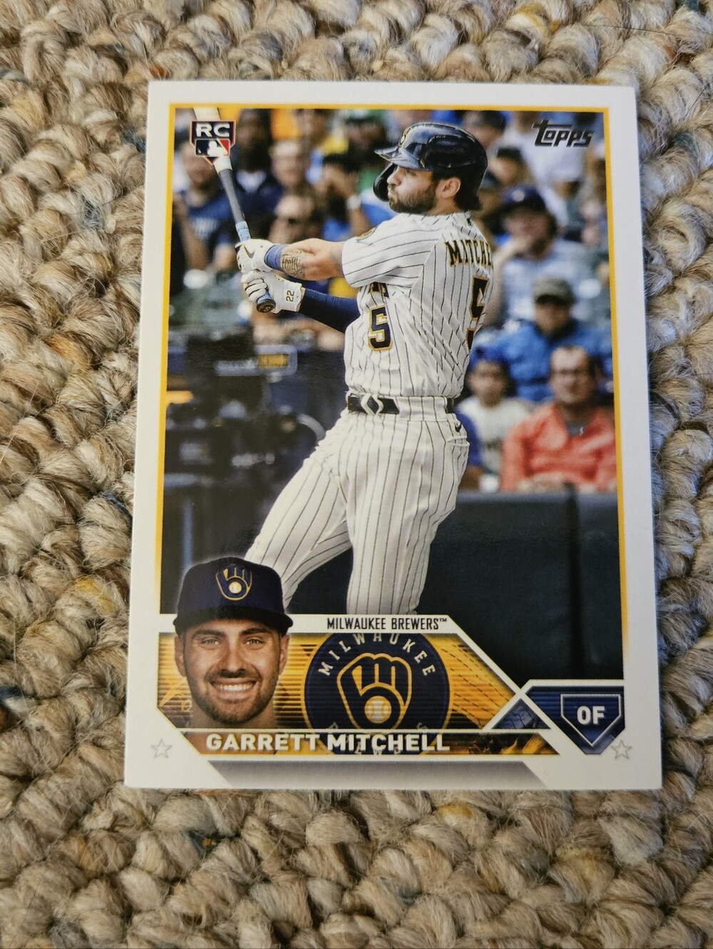 Topps Milwaukee Brewers Garrett Mitchell Card